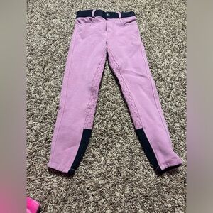 English kids horse riding pants size small